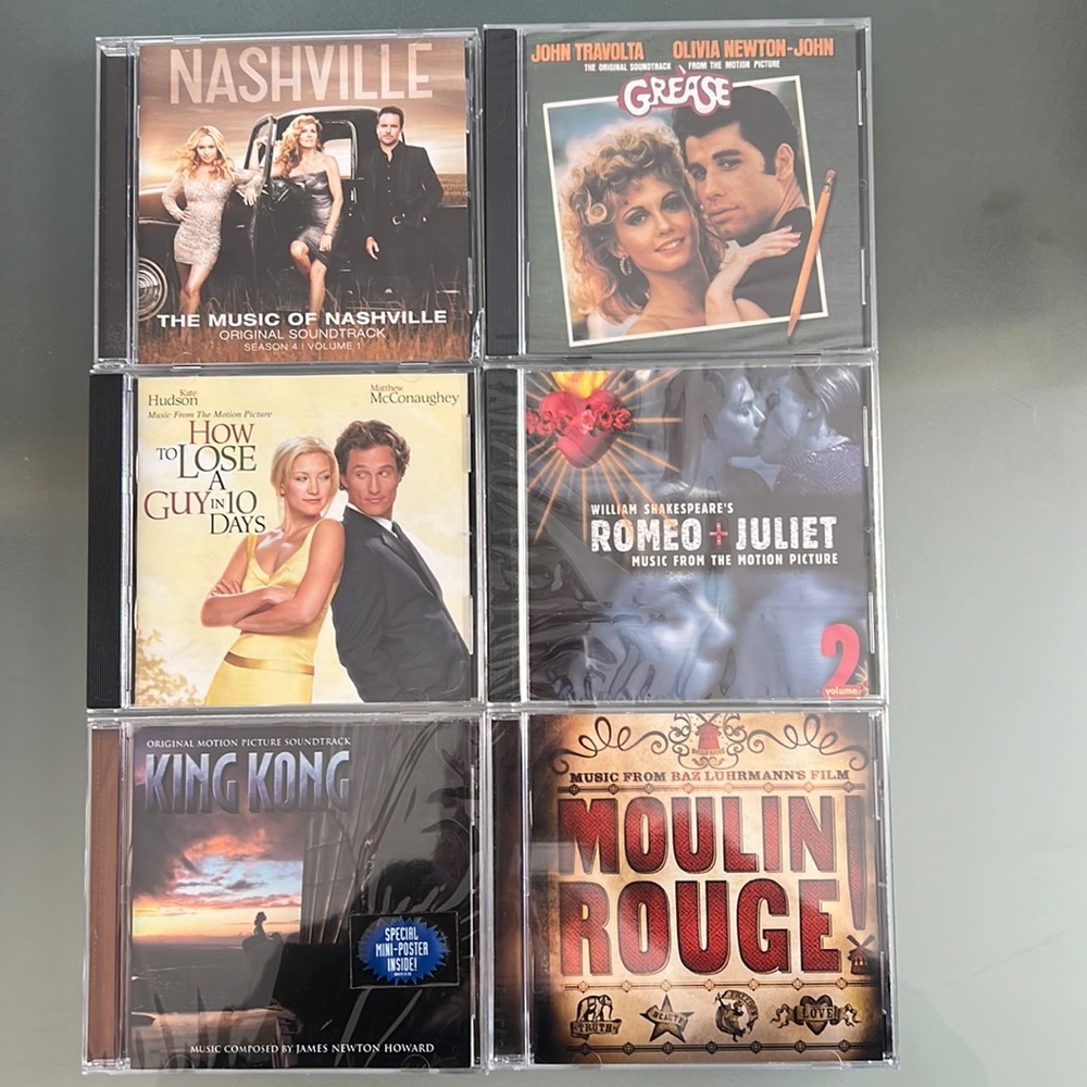 Movie/Television Soundtrack CD’S